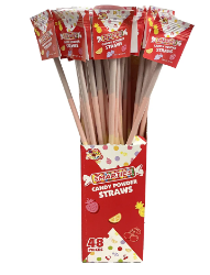 Smarties Candy Powder Straws