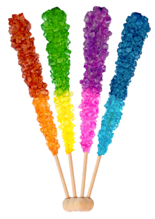 Rocksicles Rock Crystal Candy Sticks