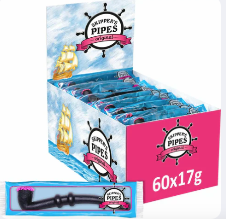 Skipper's Licorice Pipes - Individually wrapped