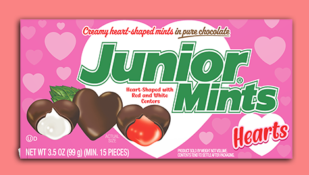 Junior Mints Valentine Hearts