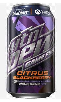 Mountain Dew Game Fuel Citrus Blackberry