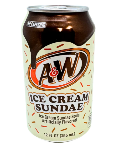 A&W Ice Cream Sundae Soda