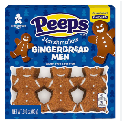 Peeps Gingerbread Men 6 count