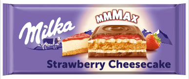 Milka mmMax Strawberry Cheesecake