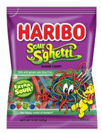 Haribo Gummi Candy Sour S'ghetti