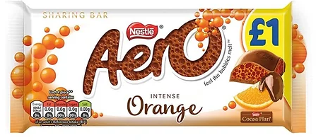 Aero Giant Chocolate Orange Sharing Bar - British