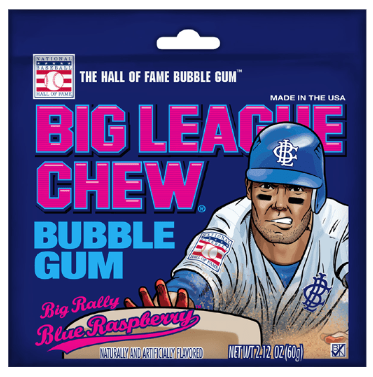 Big League Chew Big Rally Blue Raspberry