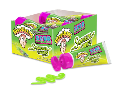 Warheads Squeeze Candy Tube Sour Watermelon
