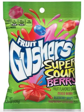 Gushers- Super Sour Berry