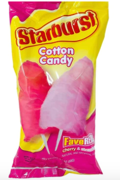 Starburst Cotton Candy - Fave Red