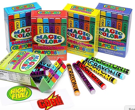 Magic Crayon Bubble Gum