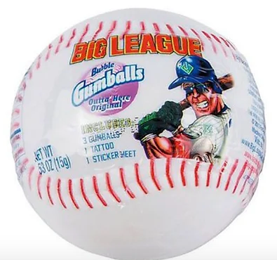 Big League Chew Gumballs in Baseball