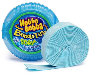 Hubba Bubba Tape Gum - Sour Blue Raspberry