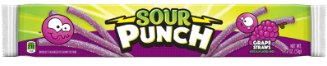 Sour Punch Straws -Grape
