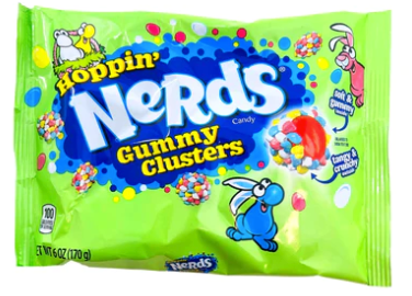 Easter Hoppin' Nerd Gummy Clusters 170g