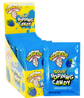 Warheads Pop Candy Sour Blue Raspberry